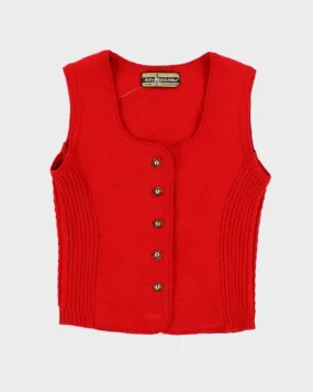 Vintage 80s Kitz Pichler Wool Vest - S