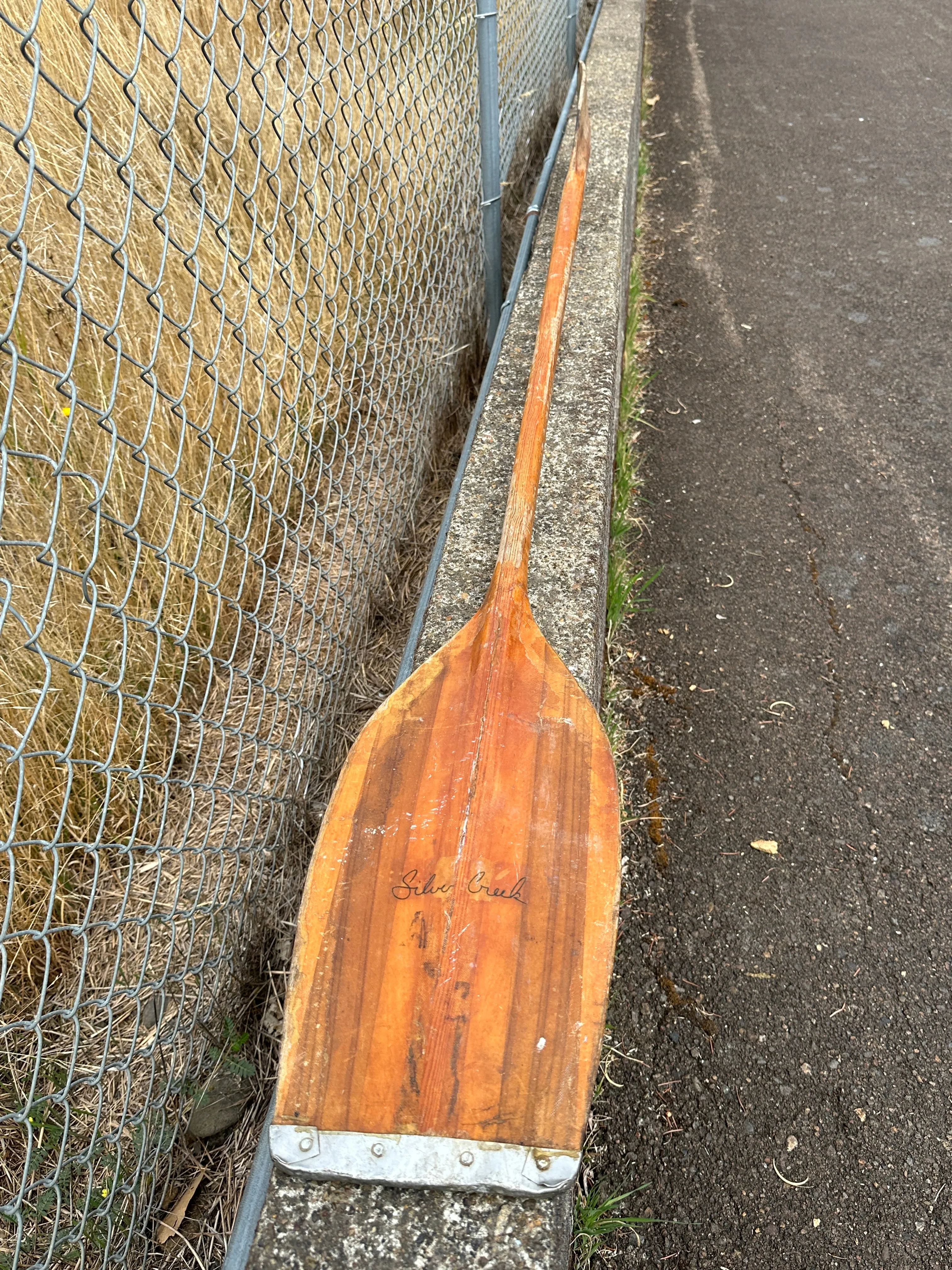 Vintage Silver Creek Kayak Paddle