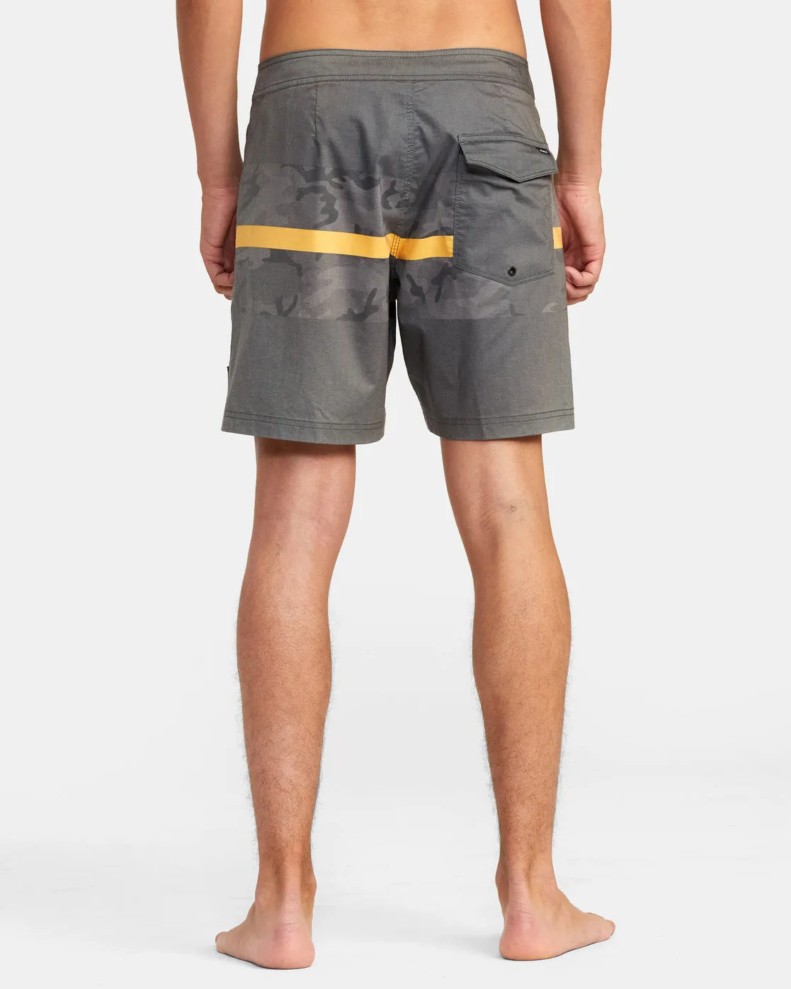 Westport Hawaii Print 17 Boardshorts - Black Camo