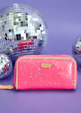 Wristlet Wallet, Shine by Consuela