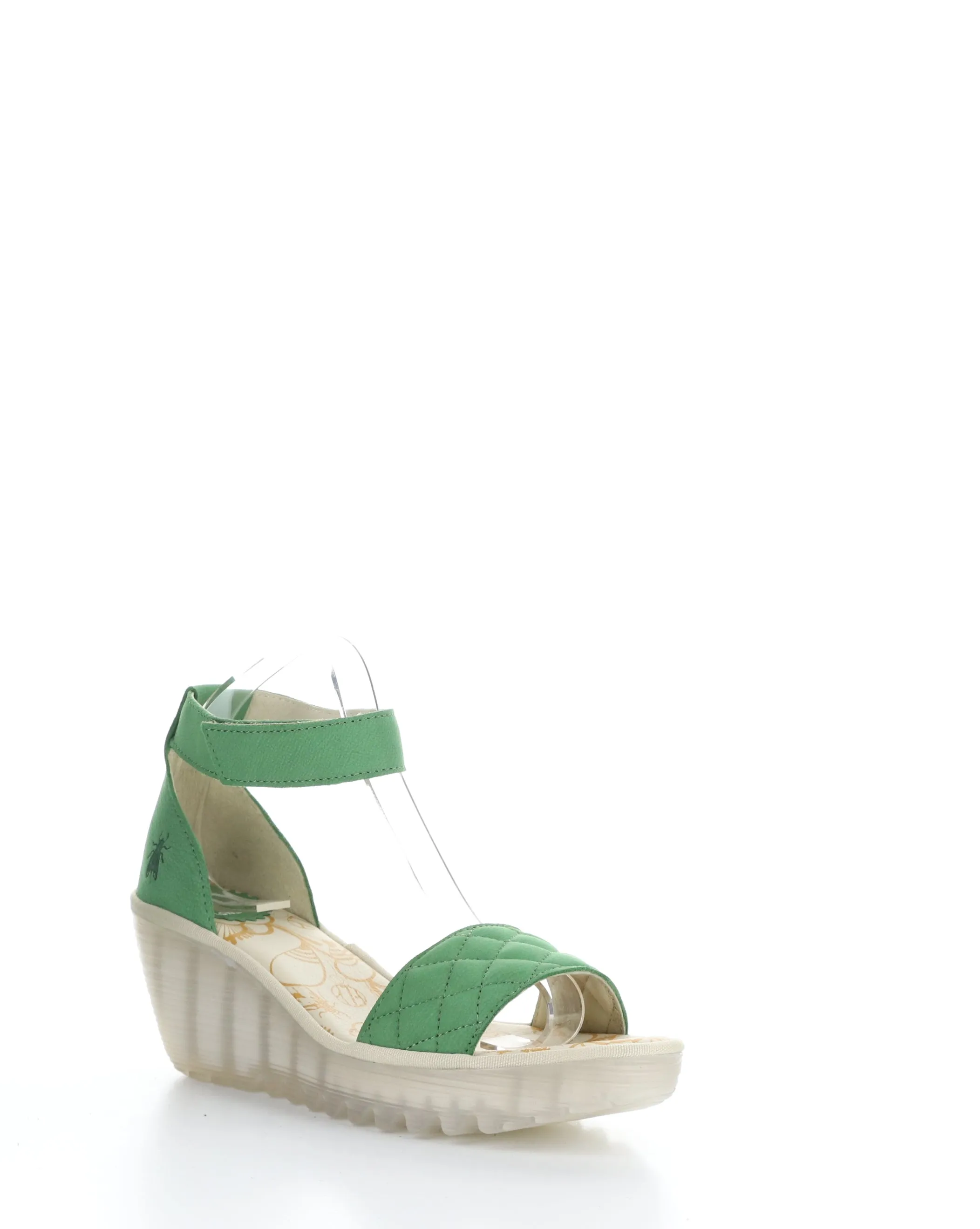 YARU471FLY Green Velcro Sandals